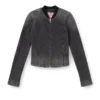 de-gary-d jogg Cropped jacket in monochrome denim