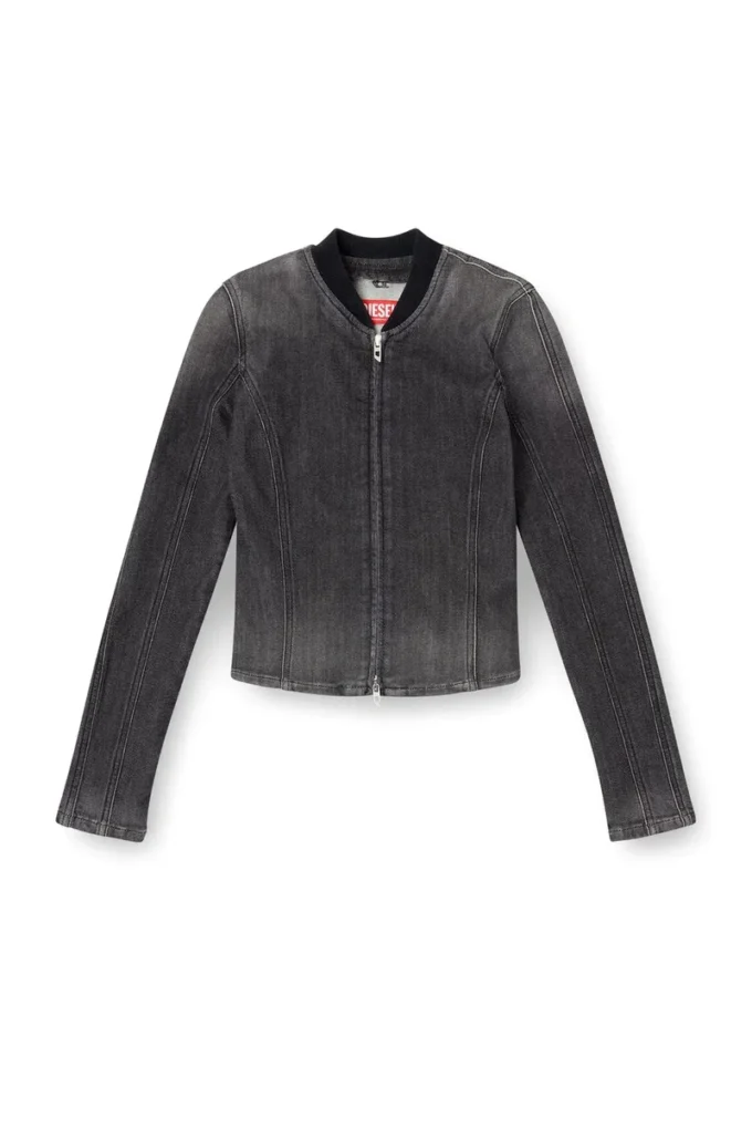 de-gary-d jogg Cropped jacket in monochrome denim