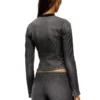 de-gary-d jogg Cropped jacket in monochrome denim