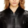 de-gary-d jogg Cropped jacket in shiny coated JoggJeans de-gary-d jogg Cropped jacket in shiny coated JoggJeans