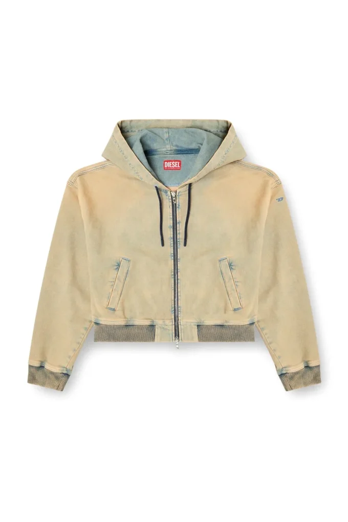 de-giri-crop jogg Zipped hoodie in coloured JoggJeans de-giri-crop jogg Zipped hoodie in coloured JoggJeans