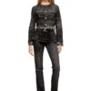 de-graffy-fsh Jacket in lasered cotton-hemp denim de-graffy-fsh Jacket in lasered cotton-hemp denim