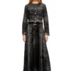 de-hannie-fsh Full skirt in lasered cotton-hemp denim de-hannie-fsh Full skirt in lasered cotton-hemp denim