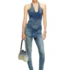 de-janice-s Halterneck top in Reform denim de-janice-s Halterneck top in Reform denim