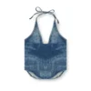de-janice-s Halterneck top in Reform denim de-janice-s Halterneck top in Reform denim