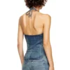 de-janice-s Halterneck top in Reform denim de-janice-s Halterneck top in Reform denim