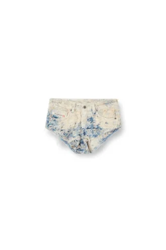 de-jizz-fsh1 Shorts in houndstooth-weave denim