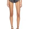 de-jizz-fsh2 Shorts in houndstooth tie-dye denim de-jizz-fsh2 Shorts in houndstooth tie-dye denim