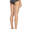 de-jizz-fsh2 Shorts in houndstooth tie-dye denim de-jizz-fsh2 Shorts in houndstooth tie-dye denim