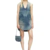 de-laris-dress-s Short dress in marbled denim de-laris-dress-s Short dress in marbled denim
