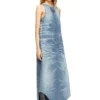de-lina-s Long dress in marbled denim de-lina-s Long dress in marbled denim