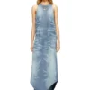 de-lina-s Long dress in marbled denim de-lina-s Long dress in marbled denim