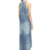 de-lina-s Long dress in marbled denim de-lina-s Long dress in marbled denim