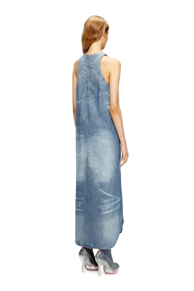 de-lina-s Long dress in marbled denim de-lina-s Long dress in marbled denim