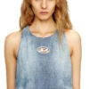 de-lina-s Long dress in marbled denim de-lina-s Long dress in marbled denim