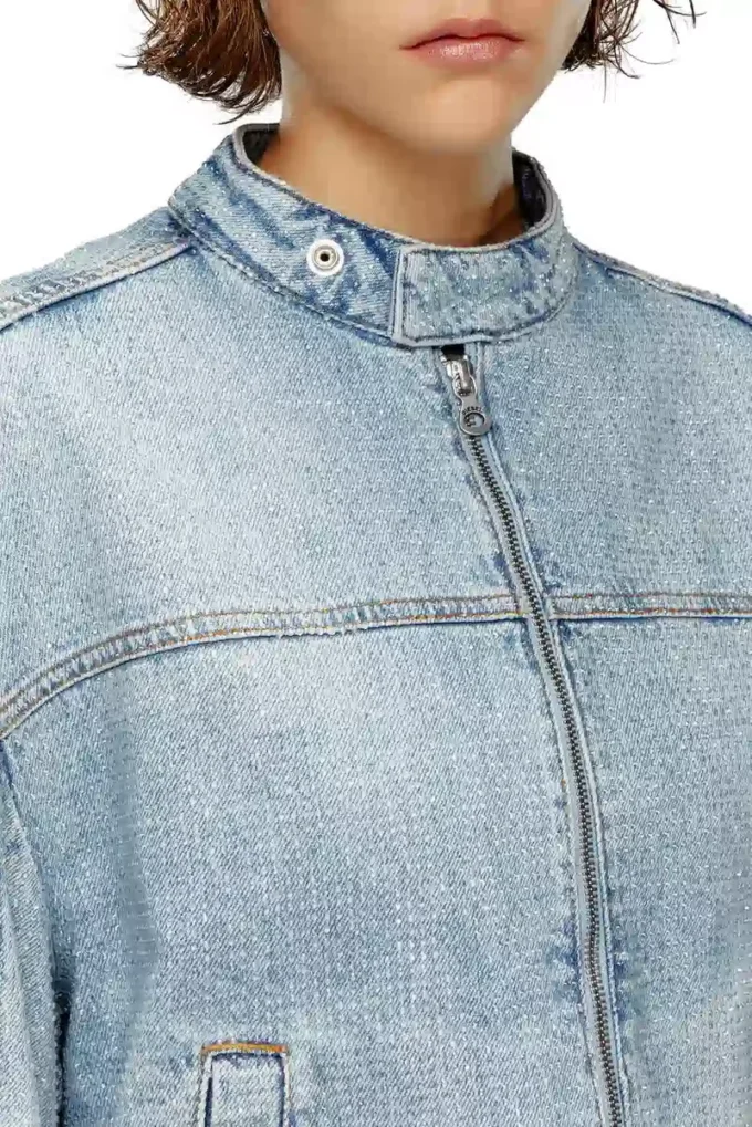 de-marge-fse Oversized jacket in crystal denim de-marge-fse Oversized jacket in crystal denim