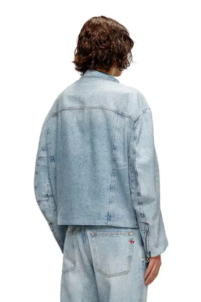 de-marge-fse Oversized jacket in crystal denim de-marge-fse Oversized jacket in crystal denim