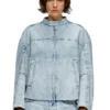 de-marge-fse Oversized jacket in crystal denim de-marge-fse Oversized jacket in crystal denim