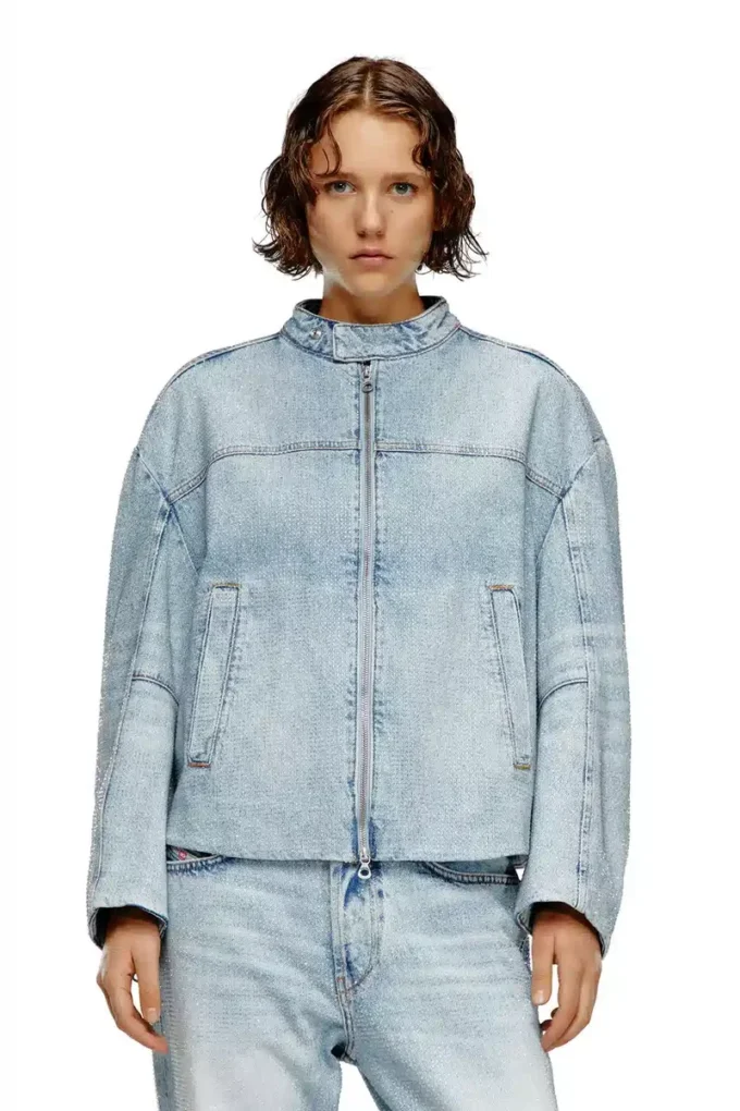 de-marge-fse Oversized jacket in crystal denim de-marge-fse Oversized jacket in crystal denim