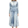 de-masly-fsh Shirt in distressed honeycomb denim de-masly-fsh Shirt in distressed honeycomb denim