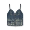de-mellis-s Top in gradient fluid denim de-mellis-s Top in gradient fluid denim