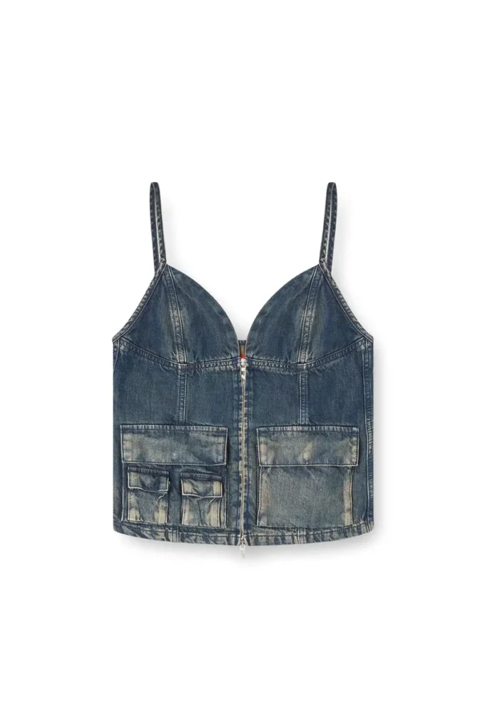 de-mellis-s Top in gradient fluid denim de-mellis-s Top in gradient fluid denim