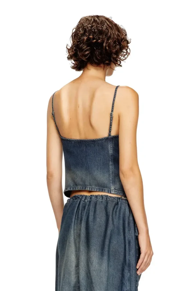 de-mellis-s Top in gradient fluid denim de-mellis-s Top in gradient fluid denim