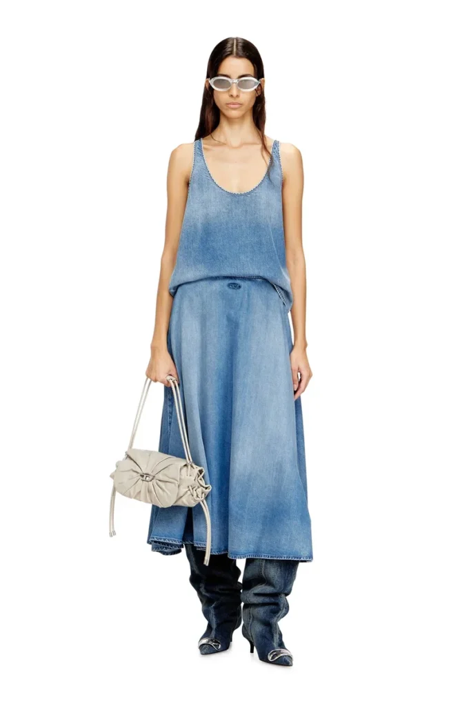 de-misy-s Top in lightweight stonewashed denim de-misy-s Top in lightweight stonewashed denim