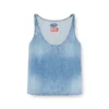 de-misy-s Top in lightweight stonewashed denim de-misy-s Top in lightweight stonewashed denim