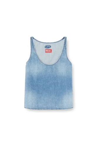 de-misy-s Top in lightweight stonewashed denim