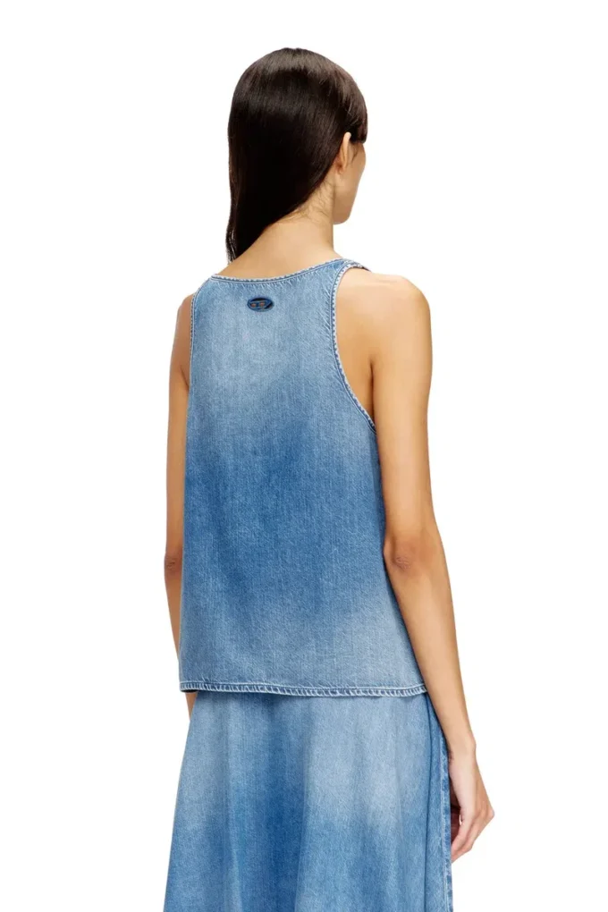 de-misy-s Top in lightweight stonewashed denim de-misy-s Top in lightweight stonewashed denim