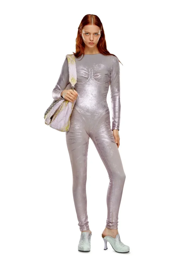 de-nikki-ls-fse Bodysuit in shimmering denim de-nikki-ls-fse Bodysuit in shimmering denim