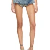 de-nora-fsh Belt skirt in lasered cotton-hemp denim de-nora-fsh Belt skirt in lasered cotton-hemp denim