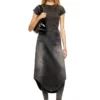de-plumy-s Denim midi skirt with shadow effect de-plumy-s Denim midi skirt with shadow effect