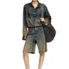 de-sire-short-s Shorts in fluid shaded denim