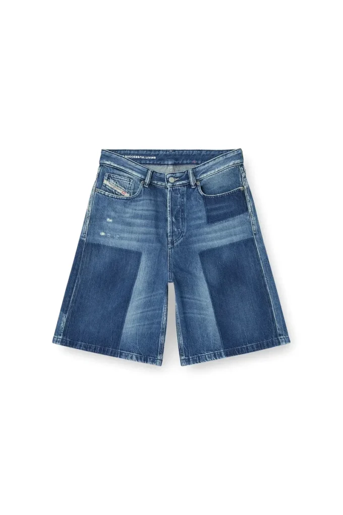 de-sire-short Shorts in contrast-effect denim de-sire-short Shorts in contrast-effect denim