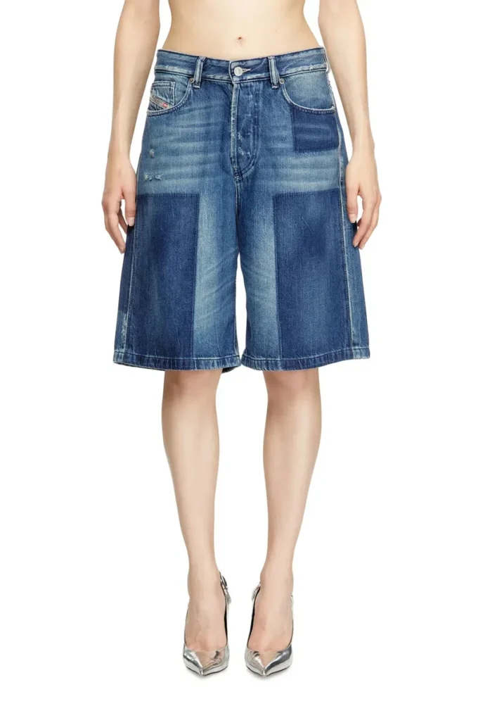 de-sire-short Shorts in contrast-effect denim de-sire-short Shorts in contrast-effect denim