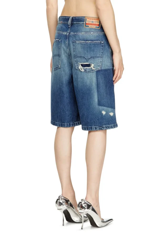 de-sire-short Shorts in contrast-effect denim de-sire-short Shorts in contrast-effect denim