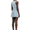 de-sweeney-s1 Short dress in houndstooth denim with crystals de-sweeney-s1 Short dress in houndstooth denim with crystals