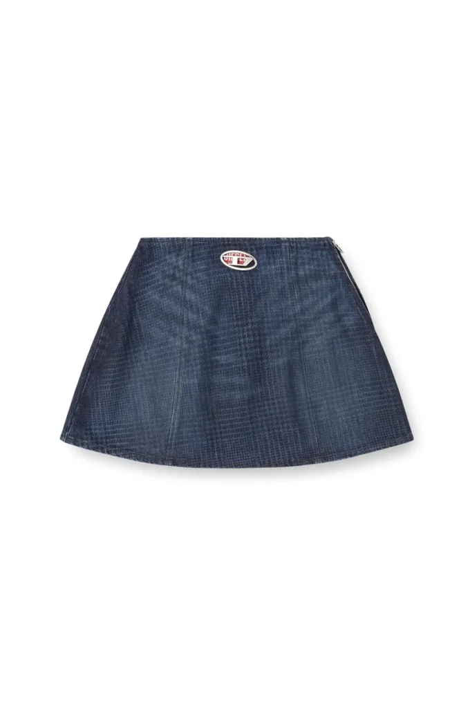 de-sweny-s1 Mini skirt in Prince of Wales denim de-sweny-s1 Mini skirt in Prince of Wales denim