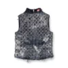 de-tapi-fsh1 Sleeveless top in houndstooth tie-dye denim de-tapi-fsh1 Sleeveless top in houndstooth tie-dye denim