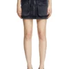 de-ton Mini skirt in batavia-weave denim de-ton Mini skirt in batavia-weave denim