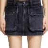 de-ton Mini skirt in batavia-weave denim de-ton Mini skirt in batavia-weave denim