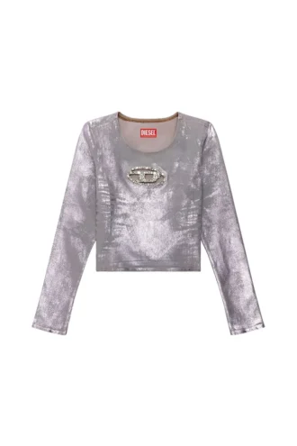 de-top1-fse Long-sleeve top with crystal plaque