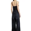 de-vors Strappy jumpsuit in batavia-weave denim