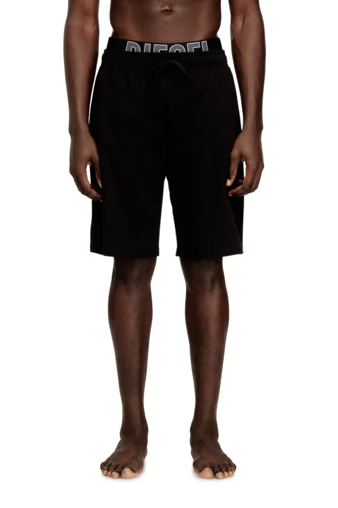 devin-d-pop Cotton lounge shorts with Diesel logo devin-d-pop Cotton lounge shorts with Diesel logo