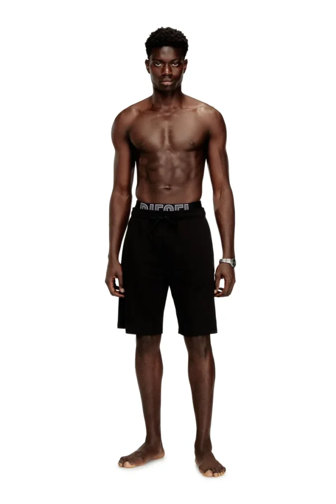 devin-d-pop Cotton lounge shorts with Diesel logo devin-d-pop Cotton lounge shorts with Diesel logo