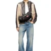 diesel shoulder bag Shoulder bag in destroyed denim and CORDURA® diesel shoulder bag Shoulder bag in destroyed denim and CORDURA®