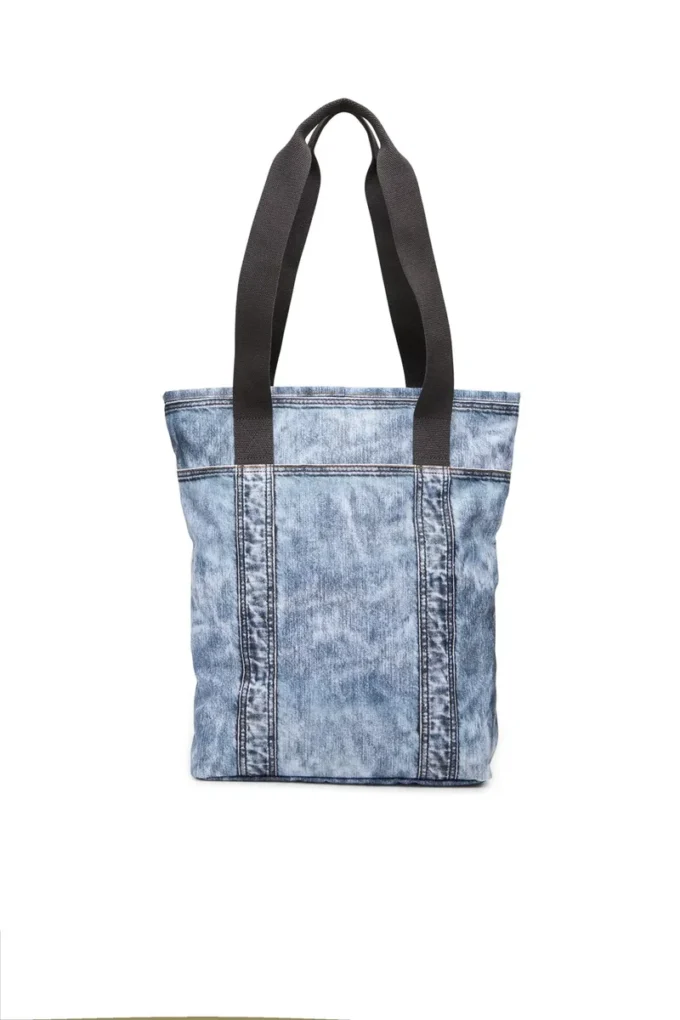 diesel tote Tote bag in trompe l’oeil denim diesel tote Tote bag in trompe l’oeil denim