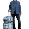 diesel transit’r l Travel trolley in trompe l’oeil denim diesel transit’r l Travel trolley in trompe l’oeil denim